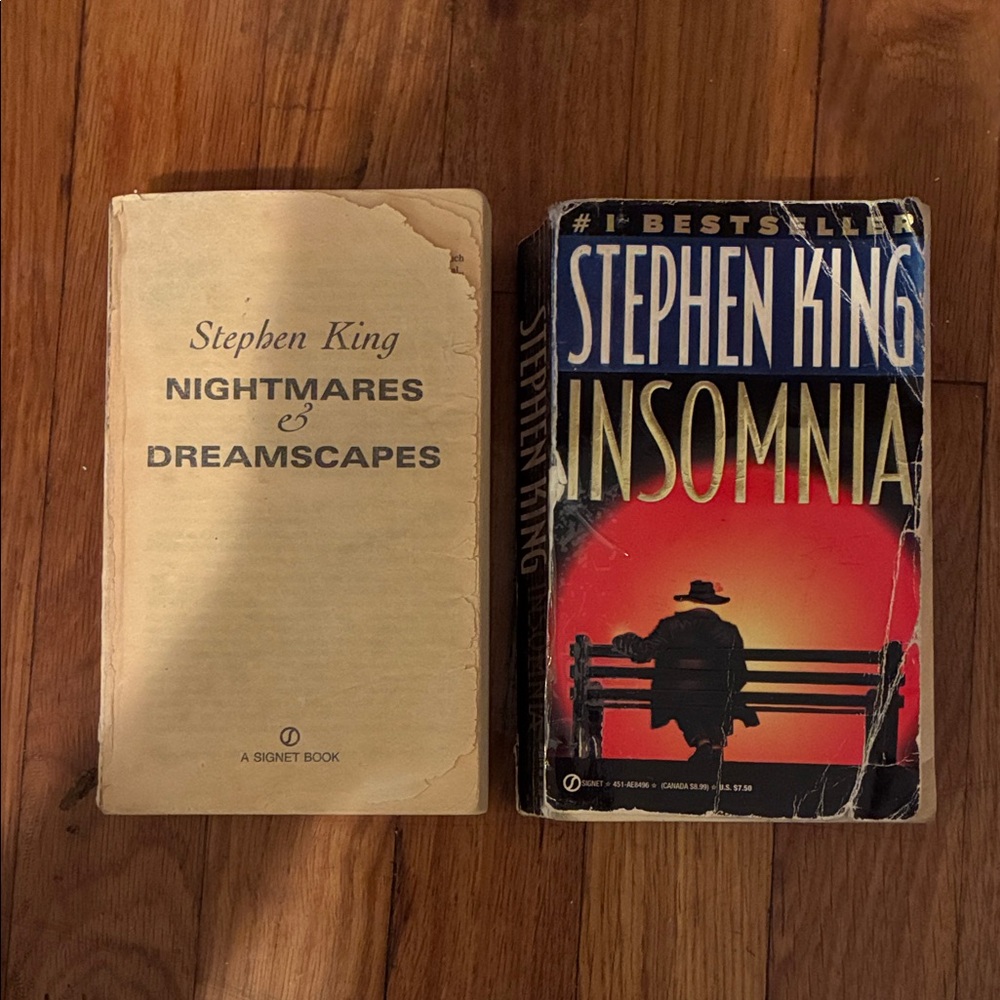 Stephen King Book Set - Nightmares & Insomnia
